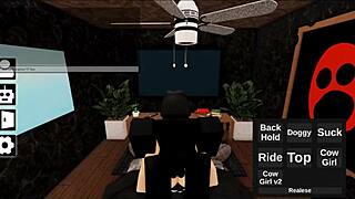 Smashing Robloxian white haired character on a Monday