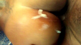 She makes me cum in seconds with big black cock