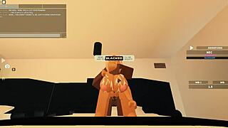 Feeling Intense Pleasure From Big Black Cock Deepthroat Session