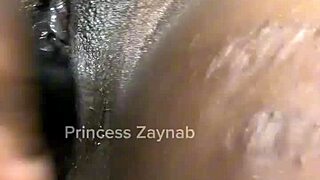 Horny at night, she fucks herself without dick