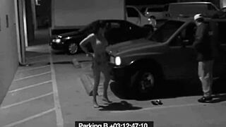 slut blows security guard to get out of fine