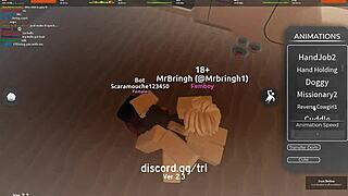 roblox porn with clothes ripped and fucking in the game