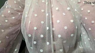 Want to see this MILF's saggy tits up close?