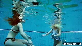 i love watching hot russian girls in bikinis swimming underwater.