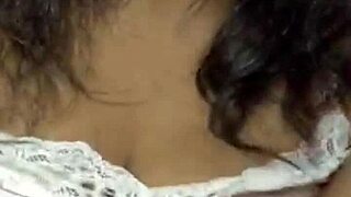 Beautiful brunette teen in part 7.