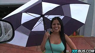 European teens in outdoor car scene with vitaly zdorovetskiy on the bus