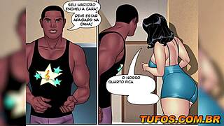 Hot wife enjoys interracial fun after barbecue