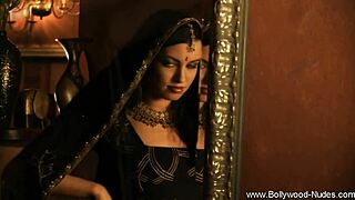 i watch the beautiful indian girl tease me, rip her clothes off while dancing nude