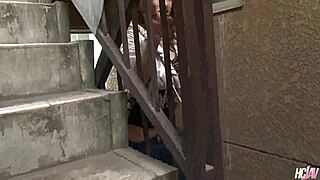 Slutty Japanese Serina Takes Dicks Through Ripped Jeans!