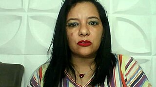 The attractive mother-in-law in an erotic scene