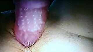 Blindfolded Wife Feels Intense Pleasure as She's Fucked with Rabbit Toy.