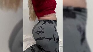 Milf Mother-In-Law Cleaning And Bouncing Her Huge Ass In Yoga Pants