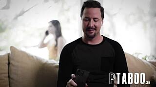 Petite teen Keira Croft blows Jessy Jones