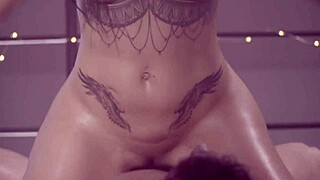 She Hires Him for Massage and Ends Oiled and Creampied