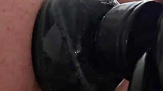 wow, look at his huge anal gape after using that buttplug and toys 😲