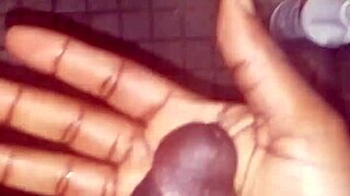 Intense Creamy Cumshot Explodes Outdoors In Public View