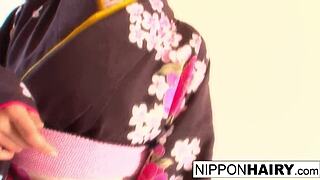 Japanese Geisha Feels Intense Pleasure While Tied Up And Teased.