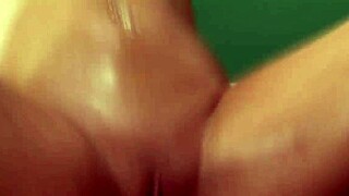 That dirty massager is getting rough with her