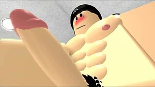 roblox guy fucking a big tits girl