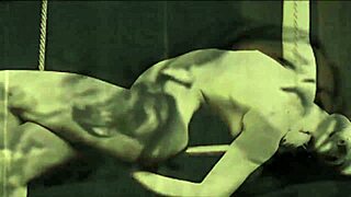 Vintage lesbians explore hairy pussies intensely