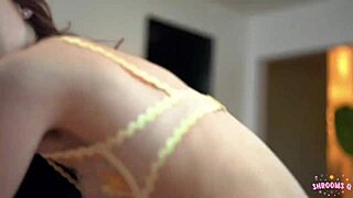 petite teen skips school for blowjob on stepbro