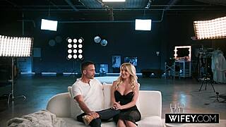 curvy hotwife takes bbc while husband watches