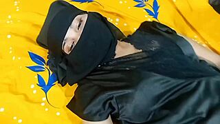 hot sexy muslim girlfriend very hard doggy style sex with her college best friend