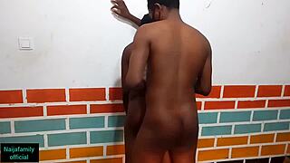 Hot African Curvy Girl In Homemade Family Video.