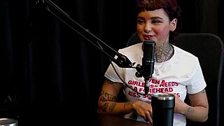 nervous girl gets tattoo in orgy exposure annie clementine sheer red