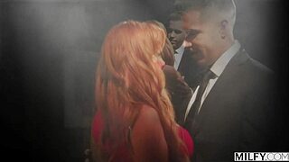 Milfy redheaded milf Zoe Grey thirsts for stud's cock, craving deep fucking and oral pleasure