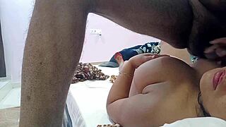 sister-in-law sex with devar in hotel - homemade indian missionary on bed with young amateurs babe