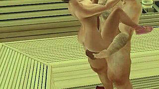 security cam catches heyward fucking a cheerleader in the sauna