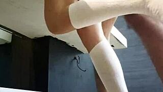 Schoolgirl gets fucked by classmate in uniform 😏