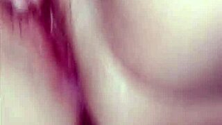 Nicebigddd's huge natural tits cum repeatedly during horny masturbation
