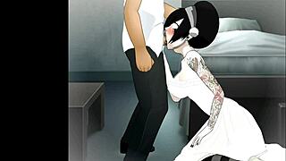 super deep throat action, random style