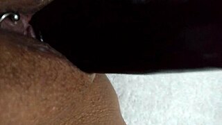 Wife plays with dildo in homemade amateur session.