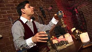 German Girl Fucked In Horror Shop Basement