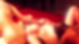 big ass milf works out with friends, guy helps rip clothes for pussy exposure