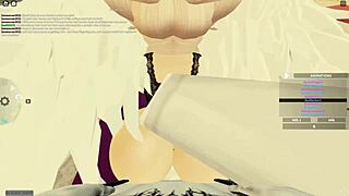 blonde enjoys anal doggystyle and deepthroat blowjob with cum