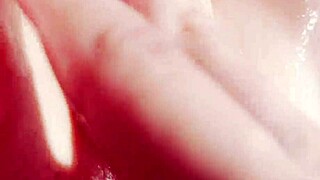 hot stepsister pussy drenched in oozing cum after creampie