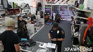 Darling That Cant Live Without Getting Screwed Is Having Sex In Shop