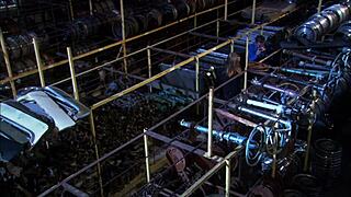 Avy Scott teases mechanic for twat cumshot