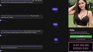 Playing with My AI Companion Part 1 Strip Poker and Oral Fun