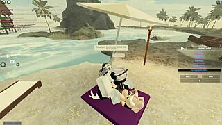 blonde enjoys anal doggystyle and deepthroat blowjob with cum