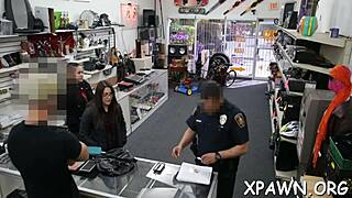 Darling That Cant Live Without Getting Screwed Is Having Sex In Shop