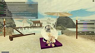 blonde enjoys anal doggystyle and deepthroat blowjob with cum