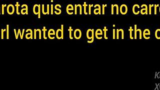 Risky street handjob for that hot teen.