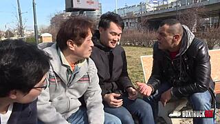 beautiful sarah kay gets cum shot on big ass in public