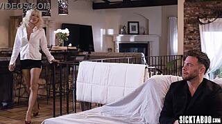 Ivy Wolfe's first rough fucking with Seth Gamble's monster cock