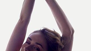 Petite babe yana west exposes her hot body, so sexy and amazing.